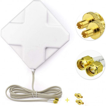 Adapter do routera wielokierunkowa antena Eightwood LTE 4G 35dbi SMA