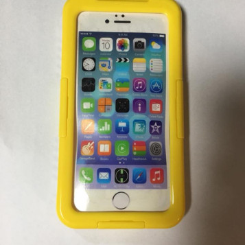 Wodoszczelne i wodoodporne etui do iPhone 6S żółty