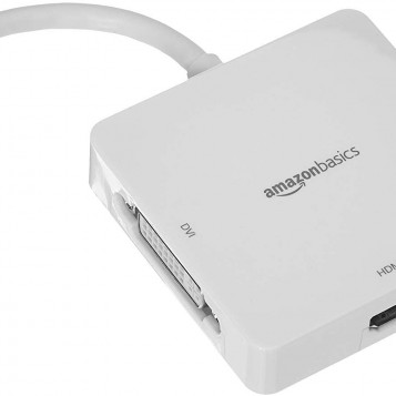 Przejściówka konwerter HDMI/DVI/VGA to Mini DisplayPort AmazonBasics