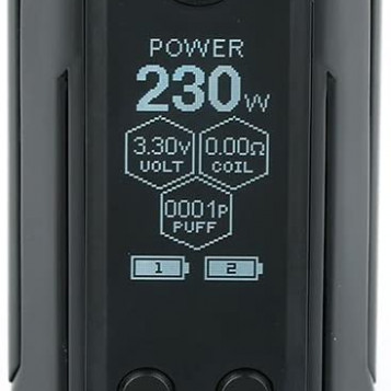 E-papieros BOX MOD WISMEC Reuleaux RX GEN3 Dual 230W
