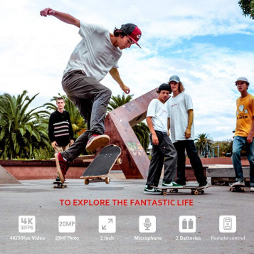 Kamera sportowa Victure AC700 4K 30fps 20MP WiFi