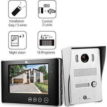 Wideodomofon wideofon dzwonek 1byOne 103DE-0003