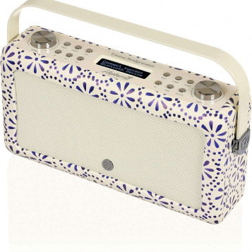 Radio cyfrowe budzik Hepburn Mk II 20W USB skóra Emma Bridgewater