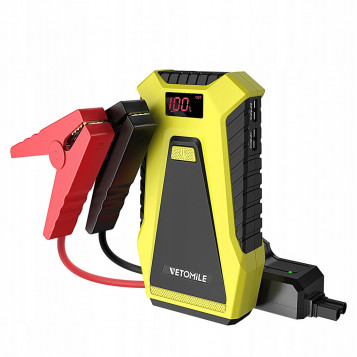 Jump Starter Booster PowerBank rozruch Vetomile S400L 12000mAh 500A