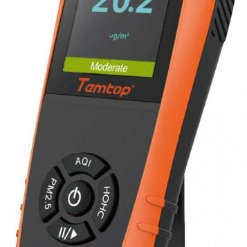 Detektor jakości powietrza formaldehydu Temtop LKC-1000E PM2,5 PM10 HCHO AQI