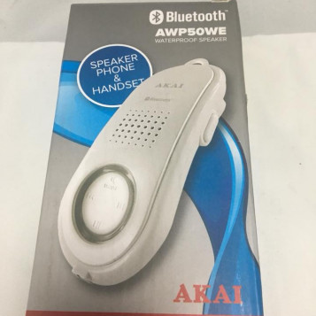 Akai AWP50WE wodoodporny głośnik bluetooth z wbudowanym mikrofonem