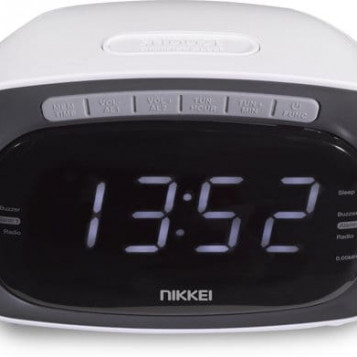 Radiobudzik Nikkei NR200WE biały