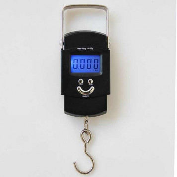 Waga hakowa wędkarska bagażowa podróżna LCD 50 kg