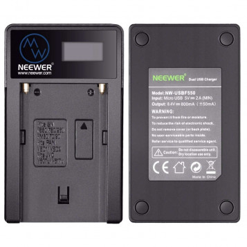 Ładowarka do baterii Sony Neewer NP-F550 NP F970 F750 F960 F530 F570 CCD-SC55 TR516 TR716
