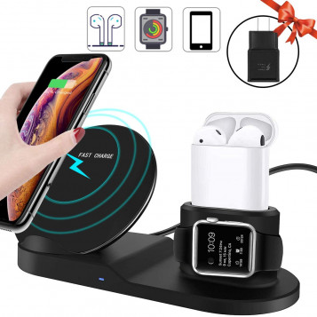 Bezprzewodowa stacja ładująca ładowarka do Apple iPhone AirPods