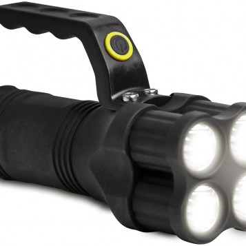 Mocna latarka lampa ręczna LED Eaxus z uchwytem 200m