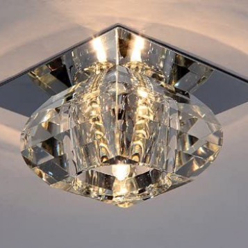 Szklana lampa sufitowa halogenowa Amzdeal 40W G9 3000K LM ciepła biel