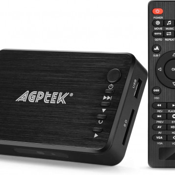 Odtwarzacz multimedialny AGPTEK HA0058 VGA HDMI 1080P