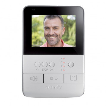 Wideodomofon domofon dzwonek do drzwi Somfy V100 LCD