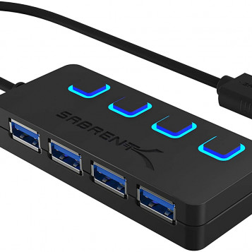 Hub 4-portowy USB 3.0 Sabrent HB-UM43