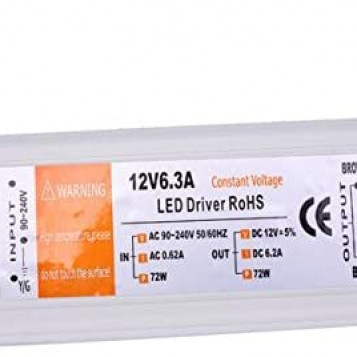 Sterownik zasilacz kontroler LED 3X 12V 72W 6.3A