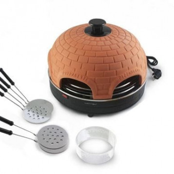 Piec elektryczny do pizzarette EMERIO PO-102929 6 patelenek 1200 W