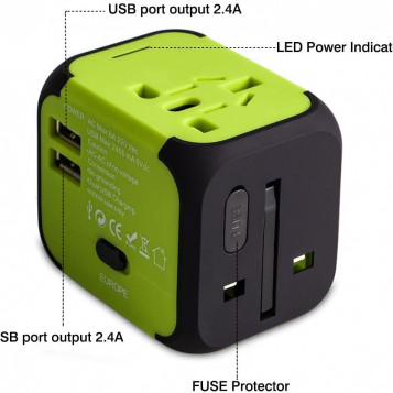 Uniwersalny adapter podróżny Milool MSL176