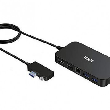 Stacja dokująca do Microsoft Surface Pro ICZI 4K DisplayPort HDMI Aux USB RJ45