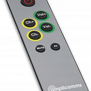 Oryginalny pilot Amplicomms ER-100 do telewizora dla seniora