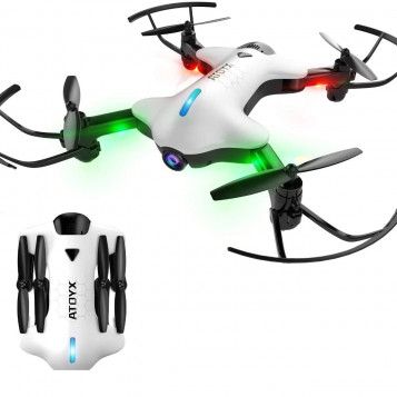 Mini dron dla początkujących dzieci ATOYX FPV RC z kamerą Wi-Fi 720P HD bez kontrolera