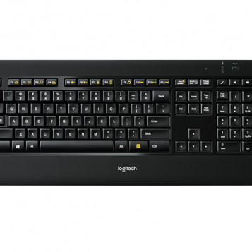 Zestaw bezprzewodowej klawiatury i myszki LOGITECH K800 ILLUMINATED ES
