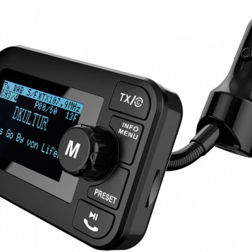 Transmiter samochodowy odbiornik angmno DAB105B AUX MP3 LCD
