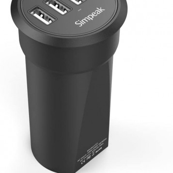 Stacja ładująca na biurko 4xUSB Simpeak C51 30W 4-portowy