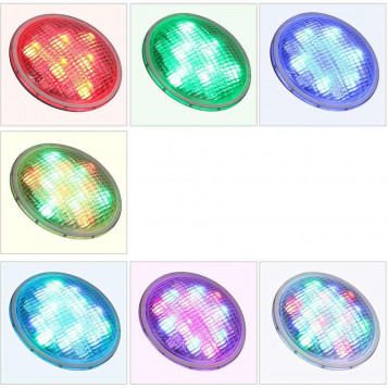 Nierdzewne podwodne oświetlenie basenowe LED 54W RGB IP68