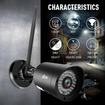 Kamera monitoring IP ZILNK 2MP 1080P 25 kl./s WLAN